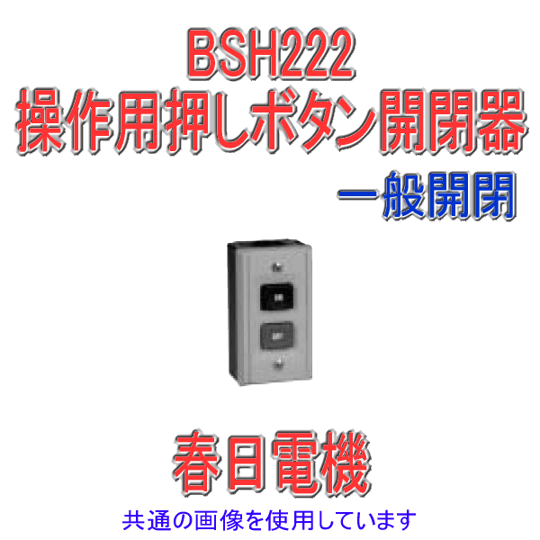 BSH 222操作用ボタン開閉器 一般開閉 ボタン数2点SN
