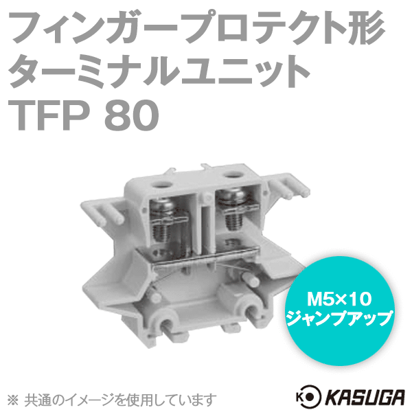 TFP80マルチレール式端子台 ターミナルユニット(14mm2) (80A) (20P入) SN